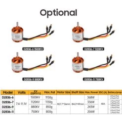 LIFCAUSAL Brushless Outrunner Motor High Performance Für DIY Modellflugzeug RC Car Mini Multicopter Hubschrauber Quadcopter (D2836-6 1500KV) 9 LIFCAUSAL Brushless Outrunner Motor High Performance Für DIY Modellflugzeug RC Car Mini Multicopter Hubschrauber Quadcopter (D2836-6 1500KV) -Kettensägen & Zubehör Shop 63982786 5