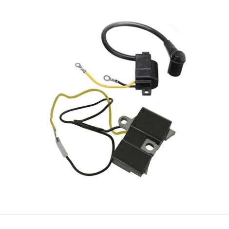 FUIENKO 2 Teile Zündspule Modul Kit Zündkerze Set Für Husqvarna 61 162 266 Jonsered 630 670 Kettensäge Alte Art Zündspule Set 2 FUIENKO 2 Teile Zündspule Modul Kit Zündkerze Set Für Husqvarna 61 162 266 Jonsered 630 670 Kettensäge Alte Art Zündspule Set – Bild 2
