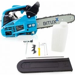 Bituxx 25ccm Benzin Kettensäge Motorsäge Mini Handkettensäge Chainsaw Zweitakt 1Ps 0,75kW 12" Schwert Und Kette