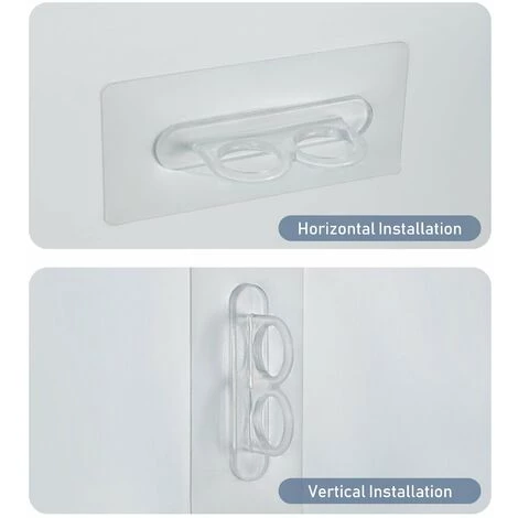 LIFCAUSAL 2er-Pack Waschmittelhaken, Selbstklebende Wandhaken, Klebrige Aufhänger, Nagelfrei, Duschgel, Shampooflasche, Regal, Flüssigseifenhalter Für Küchenwaschmittel 3 LIFCAUSAL 2er-Pack Waschmittelhaken, Selbstklebende Wandhaken, Klebrige Aufhänger, Nagelfrei, Duschgel, Shampooflasche, Regal, Flüssigseifenhalter Für Küchenwaschmittel – Bild 3