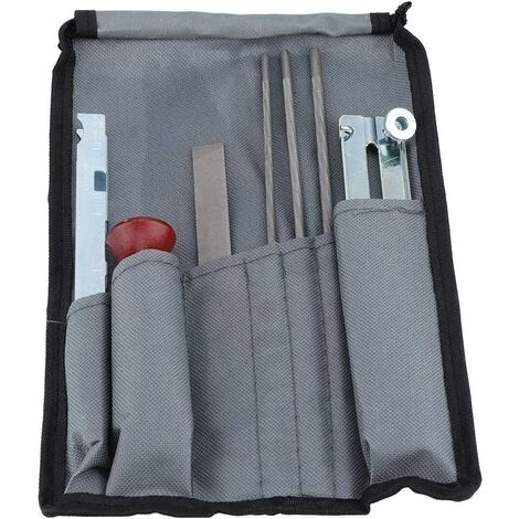 LITZEE 8-teiliges/Set Kettensägen Feilen Set Kettensägen Schärfwerkzeug Kit Enthält Runde, Flache Feilen Mit Tiefenmitte Zum Schärfen Und Feilen Von Kettensägen 1 LITZEE 8-teiliges/Set Kettensägen Feilen Set Kettensägen Schärfwerkzeug Kit Enthält Runde, Flache Feilen Mit Tiefenmitte Zum Schärfen Und Feilen Von Kettensägen