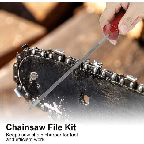 LITZEE 8-teiliges/Set Kettensägen Feilen Set Kettensägen Schärfwerkzeug Kit Enthält Runde, Flache Feilen Mit Tiefenmitte Zum Schärfen Und Feilen Von Kettensägen 4 LITZEE 8-teiliges/Set Kettensägen Feilen Set Kettensägen Schärfwerkzeug Kit Enthält Runde, Flache Feilen Mit Tiefenmitte Zum Schärfen Und Feilen Von Kettensägen – Bild 4