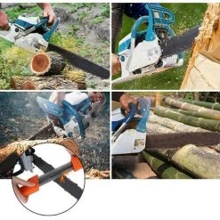 LITZEE Kettensägenschärfer, Holzbearbeitungsklinge, Kettenschleifwerkzeug, Einfaches Feilenschleifer, Ersatz-Kettensägenzubehör, Universeller Kettenschärfer (4,8 Mm) -Kettensägen & Zubehör Shop 64689290 3