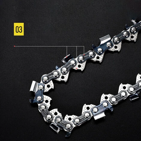 MIYA Kabellose Elektro-Kettensäge Sägekette Zum Schneiden Von Ästen, Gartenarbeiten, Gartenarbeit (3/8-Kettensäge, 12 Zoll, 44 Knoten) 3 MIYA Kabellose Elektro-Kettensäge Sägekette Zum Schneiden Von Ästen, Gartenarbeiten, Gartenarbeit (3/8-Kettensäge, 12 Zoll, 44 Knoten) – Bild 3