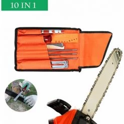 ILOVEMILAN 10pcs/Set Chainsaw Sharpener File Kit Holzgriff Tiefenmesser Werkzeuge Zum Schärfen Feilen -Kettensägen & Zubehör Shop 65489541 5