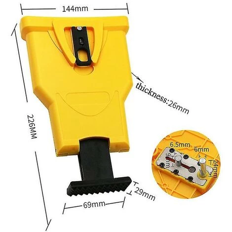 DONTODENT Kettensägen-Zahnschärfer Sägeketten-Kit Professioneller Holzbearbeitungs-Werkzeugschärfer Und 3-teiliger Schleifstein 2 DONTODENT Kettensägen-Zahnschärfer Sägeketten-Kit Professioneller Holzbearbeitungs-Werkzeugschärfer Und 3-teiliger Schleifstein – Bild 2