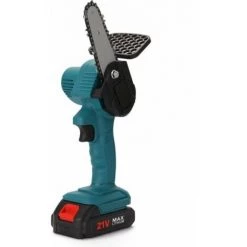 Kueatily Mini-Holzbearbeitungs-Kettensäge Wiederaufladbare Einhand-Elektrosäge (4 Zoll, Ein Akku, Eine Ladung) -Kettensägen & Zubehör Shop 65887480 4