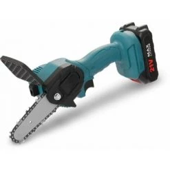 Kueatily Mini-Holzbearbeitungs-Kettensäge Wiederaufladbare Einhand-Elektrosäge (4 Zoll, Ein Akku, Eine Ladung) -Kettensägen & Zubehör Shop 65887480 5