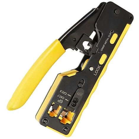 HELLO KITTY BAIN Crimpzange Netzwerk-Mehrzweckwerkzeug Zum Verpressen Und Crimpen Von Netzwerkkabelzangen (gelb) 5 HELLO KITTY BAIN Crimpzange Netzwerk-Mehrzweckwerkzeug Zum Verpressen Und Crimpen Von Netzwerkkabelzangen (gelb) – Bild 5