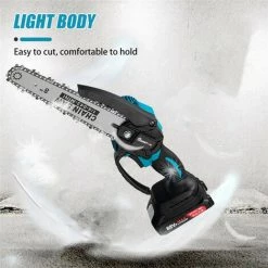 MOHOO 8 Zoll Akku Kettensäge Motorkettensäge Motorsäge Einhandsäge 2x Akkus -Kettensägen & Zubehör Shop 66342281 5
