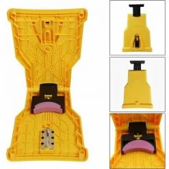 MONLY Kettensägenschärfer Wetzstein Schnellschärfer Kette Holzbearbeitungswerkzeug Kettenschärfer Mit 6 Wetzstein-Kit -Kettensägen & Zubehör Shop 66480154 5