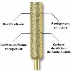 MONLY 8-teilige Kettensägen-Bits Zum Schärfen Von Kettensägen Mit Titanbeschichtung, Hohe Härte, Elektrische Kettensägenfeile, 4 Mm -Kettensägen & Zubehör Shop 66480232 3