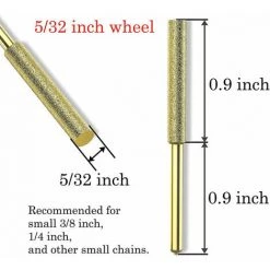 MONLY 8-teilige Kettensägen-Bits Zum Schärfen Von Kettensägen Mit Titanbeschichtung, Hohe Härte, Elektrische Kettensägenfeile, 4 Mm -Kettensägen & Zubehör Shop 66480232 4