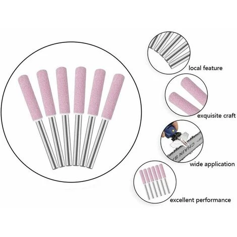 MONLY 4 Mm Diamant-Kettensägenschärfer Zum Schärfen Und Schärfen Von Kettensägen, Starlight, 6 Stück 2 MONLY 4 Mm Diamant-Kettensägenschärfer Zum Schärfen Und Schärfen Von Kettensägen, Starlight, 6 Stück – Bild 2