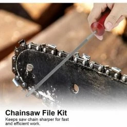 MONLY 8-teiliges Universal-Kettensägen-Schärfset Metall-Handfeilen-Set Kettensägen-Schärfset Professionelles Kettenschärf-Flachfeilen Und Raspeln Für Werkstatthandwerk -Kettensägen & Zubehör Shop 66480513 4