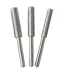 MONLY 3 Stück Kettensägenschärfer 4-5,5 Mm Diamantbeschichteter Zylinderschneider Zum Schärfen Von Schnitz- Und Schleifwerkzeugen