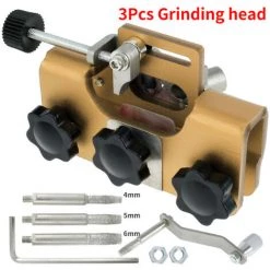 MONLY Manuelles Schärfen Für Die Meisten Kettensägen Und Elektrosägen Mit Schärfköpfen