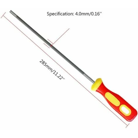 LTS FAFA 3pcs High Carbon Steel Round Chainsaw Chainsaw Sharpener For 4mm Carpentry Chainsaw Files, 2 LTS FAFA 3pcs High Carbon Steel Round Chainsaw Chainsaw Sharpener For 4mm Carpentry Chainsaw Files, – Bild 2