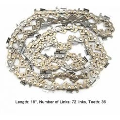 BEARSU Kettensäge Kettensäge 18'' 325" Durchmesser Kette 72dl HDD Glieder Für Holzschneiden Ersatzteile -Kettensägen & Zubehör Shop 66819856 4