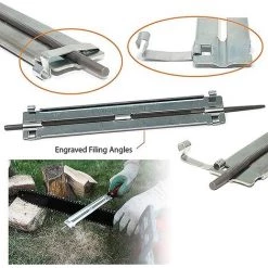 DECKON 10-teiliges Kettens?gen-Sch?rffeilen-Kit, Feilen-Kit Zum Sch?rfen Von S?geketten, Enth?lt Feilen-Sch?rff��hrungen, Tiefenmesser -Kettensägen & Zubehör Shop 66985554 4