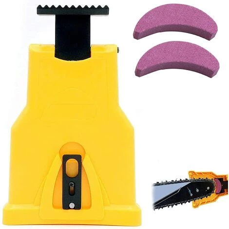 OUSUDELA Kettensägenschärfer, Weeder-Kette, Mit 2 Austauschbaren Schärfsteinen 1 OUSUDELA Kettensägenschärfer, Weeder-Kette, Mit 2 Austauschbaren Schärfsteinen