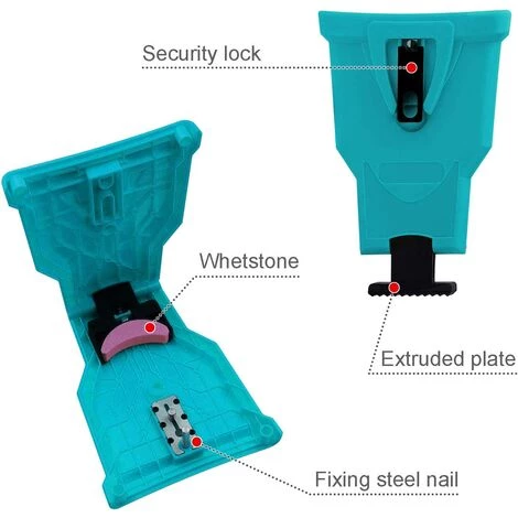 OUSUDELA Kettensägenschärfer, Weeder-Kette, Mit 2 Austauschbaren Schärfsteinen 2 OUSUDELA Kettensägenschärfer, Weeder-Kette, Mit 2 Austauschbaren Schärfsteinen – Bild 2