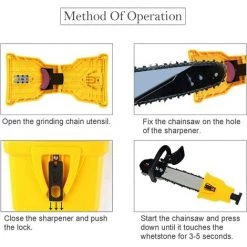 OUSUDELA Kettensägenschärfer, Weeder-Kette, Mit 2 Austauschbaren Schärfsteinen 9 OUSUDELA Kettensägenschärfer, Weeder-Kette, Mit 2 Austauschbaren Schärfsteinen -Kettensägen & Zubehör Shop 67417923 5