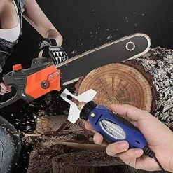 GESCHENKE Elektrischer Kettensägenschärfer, 12-V-Mini-Kettenschleifer Outdoor-Taschen-Kettensägenmaschine -Kettensägen & Zubehör Shop 67560847 5