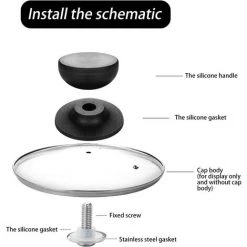 MONLY Set Mit 4 Universellen Silikon-Küchen-Ersatzdeckelknöpfen -Kettensägen & Zubehör Shop 67563366 3