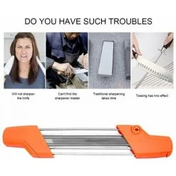 LIFCAUSAL Kettenschärfgerät Für Kettensägen, 2-in-1-Feilenschärfer, Schleifwerkzeuge Für STIHL, Feile Und Tiefenmesserfeile In Einem Ergonomischen Werkzeug (Orange), 4,0 Mm -Kettensägen & Zubehör Shop 68339629 5