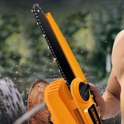 LIFCAUSAL 21 V 20000 U / Min Bürstenlose Astsäge Wiederaufladbare Kleine Holzspaltkettensäge Einhand-Holzbearbeitungswerkzeug Für Garten-Obstgarten-Zweige Schneiden Einer Batterie Und Einer Ladung -Kettensägen & Zubehör Shop 68339876 5