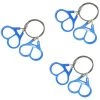 LIFCAUSAL Drahtsäge Edelstahl Taschenkettensäge Mini Kabel Survival Gear Stangensäge Notfall Kettensäge Survival Kit Outdoor Tools Für Camping Wandern Jagd Blau