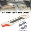 LIFCAUSAL Kettenschärfgerät Für Kettensägen, 2-in-1-Schneidwerkzeug Für Einfache Feilenschärfung Für STIHL, Feile Und Tiefenmesserfeile In Einem Ergonomischen Werkzeug (weiß Und Orange), 4,8 Mm