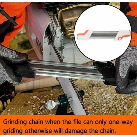 LIFCAUSAL Kettenschärfgerät Für Kettensägen, 2-in-1-Schneidwerkzeug Für Einfache Feilenschärfung Für STIHL, Feile Und Tiefenmesserfeile In Einem Ergonomischen Werkzeug (weiß Und Orange), 4,8 Mm 3 LIFCAUSAL Kettenschärfgerät Für Kettensägen, 2-in-1-Schneidwerkzeug Für Einfache Feilenschärfung Für STIHL, Feile Und Tiefenmesserfeile In Einem Ergonomischen Werkzeug (weiß Und Orange), 4,8 Mm – Bild 3