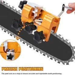 LIFCAUSAL Kettensägen-Schärfvorrichtung, Tragbares Kettensägen-Schärfwerkzeug-Set Zum Schnellen Schärfen, Geeignet Für Alle Arten Von Kettensägen Und Elektrischen Sägen -Kettensägen & Zubehör Shop 68574313 5