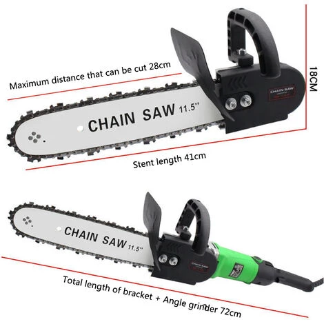 LIFCAUSAL Die Holzsäge Tischlersäge Elektrisches Haushaltswerkzeug Winkelschleifer Modifizierte Elektrische Kettensäge Automatische Betankungsumwandlungskettensäge Mit Zwei Ketten 3 LIFCAUSAL Die Holzsäge Tischlersäge Elektrisches Haushaltswerkzeug Winkelschleifer Modifizierte Elektrische Kettensäge Automatische Betankungsumwandlungskettensäge Mit Zwei Ketten – Bild 3