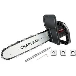 LIFCAUSAL Die Holzsäge Zimmermannssäge Haushaltselektrowerkzeug Winkelschleifer Modifizierte Elektrische Kettensäge　Eine Universelle Kettensägenkette Ohne Installation