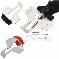 HEGUYEY Sägeketten-Werkzeug-Schärfset Rotations-Kettensägen-Schärfset Zubehör Kettensäge Kettensägen-Schärfwerkzeug Sägeschärfwerkzeug Führungswerkzeug Bohrer Für Sägeketten (2 Sets) -Kettensägen & Zubehör Shop 68965528 4