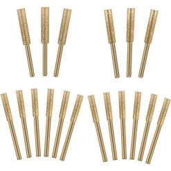 JOORRT 18-teiliges Diamant-Kettensägenschärfer-Gratstein-Schärfwerkzeug, 4 Mm, 4,8 Mm, 5,5 Mm