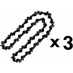 GT GARDEN 3 Stück Ketten 40 Treibglieder, 3/8 (0.375) - 1,3 Für Astkettensäge, Passend Für 10 Zoll Schwert
